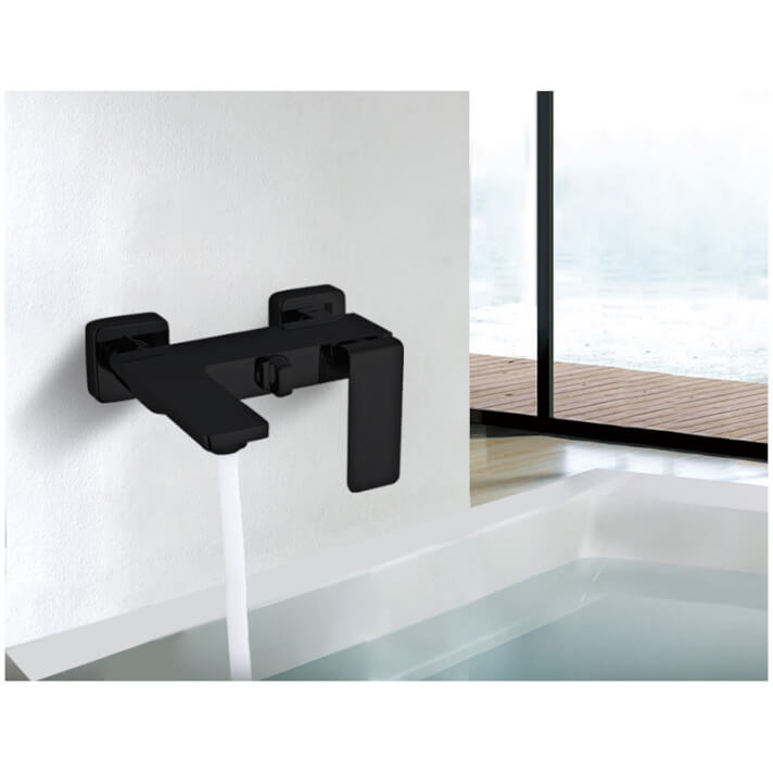 MITIGEUR BAIN/DOUCHE NOIR MAT BDF016-4NG