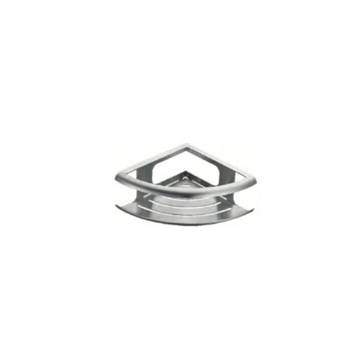 PORTE SAVON FRONTAL D'ANGLE 20X20 NICKEL BROSSE ADH010/NQ