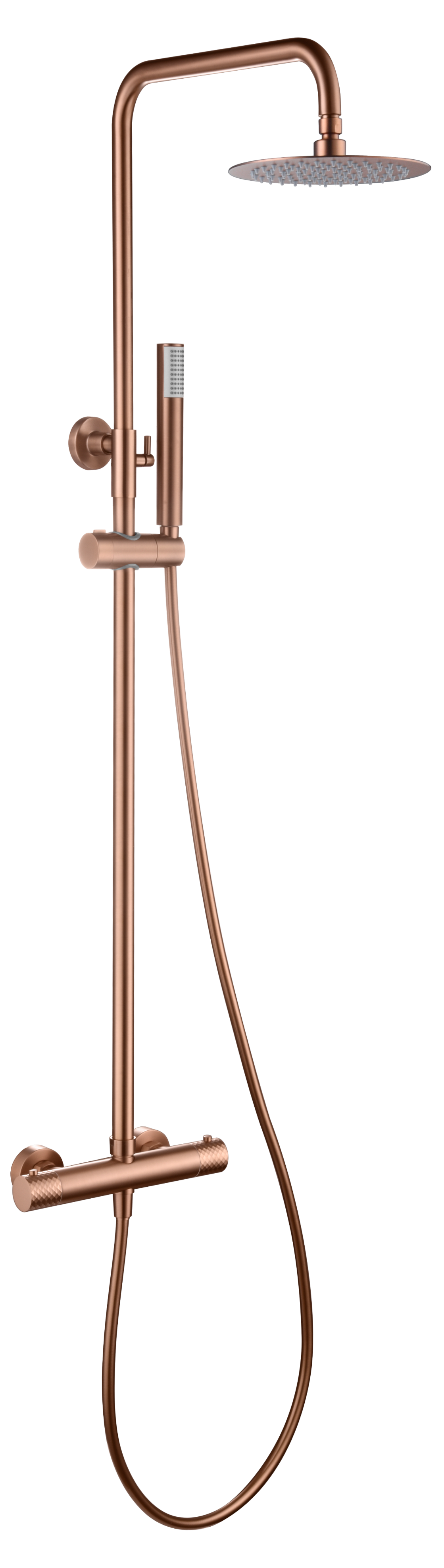 ENSEMBLE DE DOUCHE THERMOSTATIQUE OR ROSE BROSSE BTG053/ORC