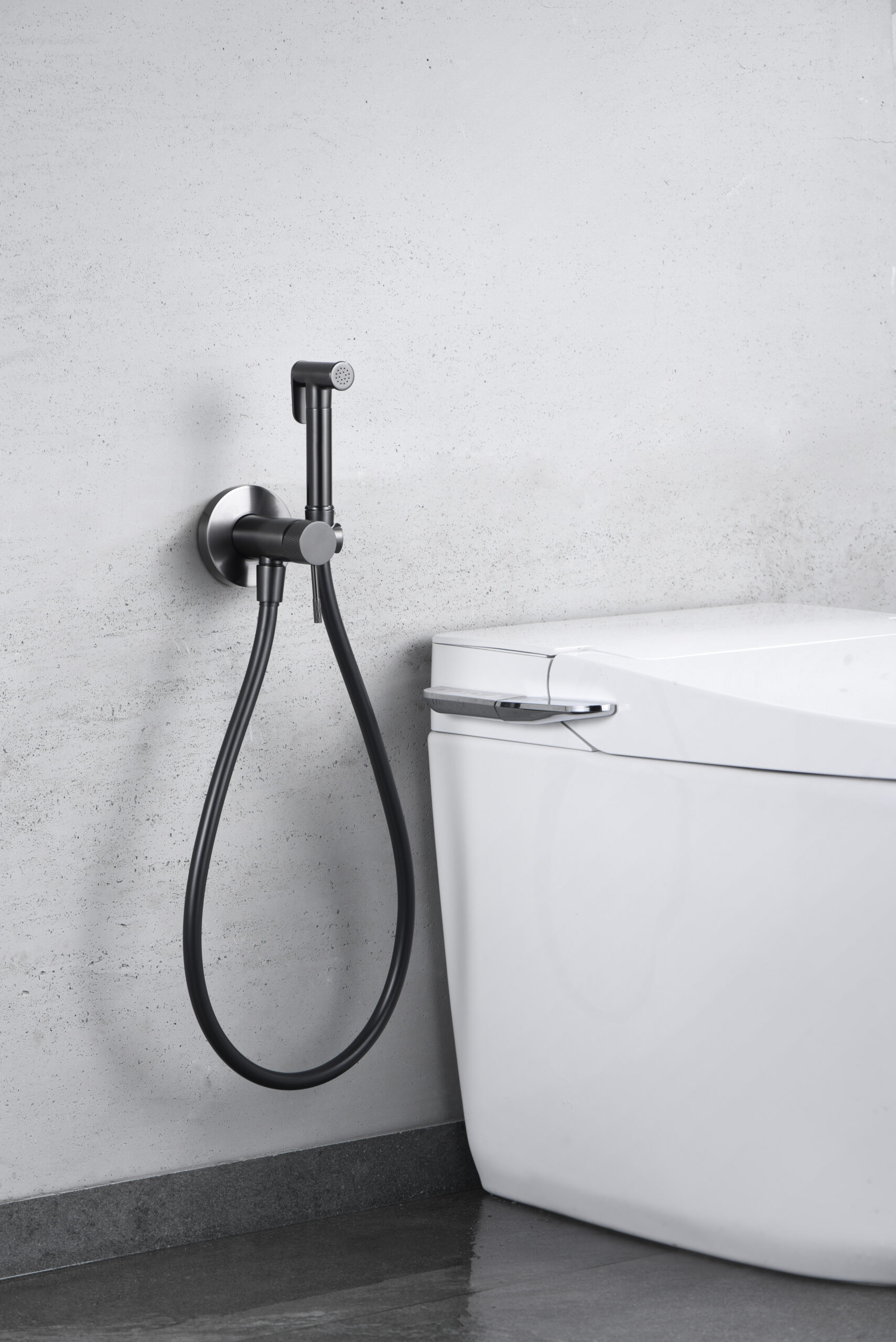 MITIGEUR DE BIDET ENCASTRE BALACK GUN METAL RDD038/BGM