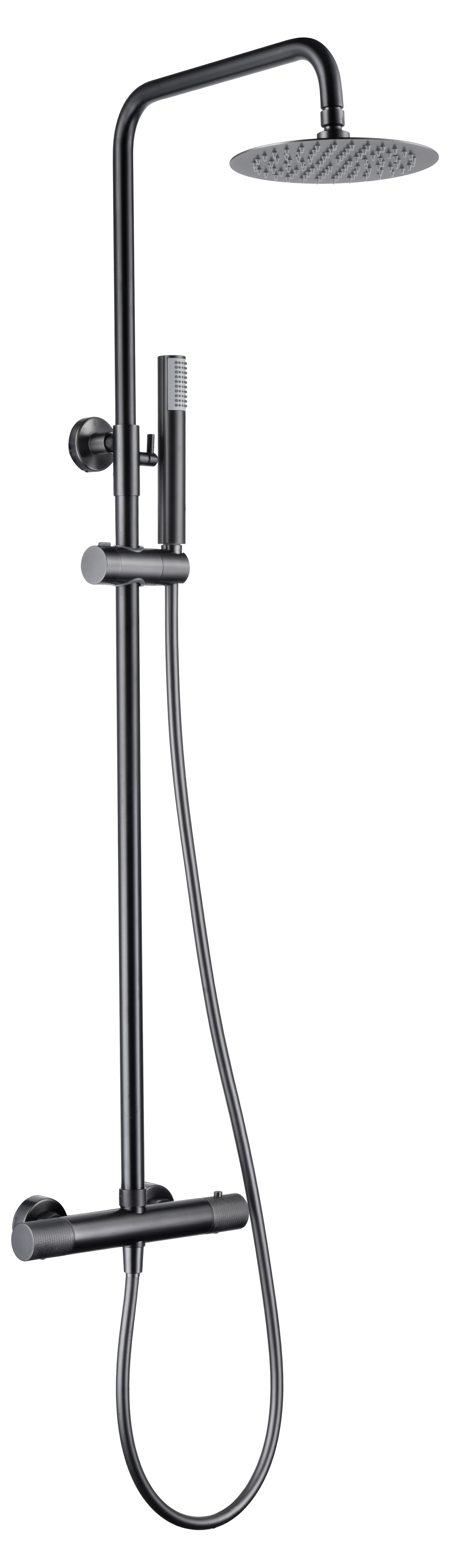 ENSEMBLE DE DOUCHE THERMOSTATIQUE BLACK GUN METAL BTD038/BGM