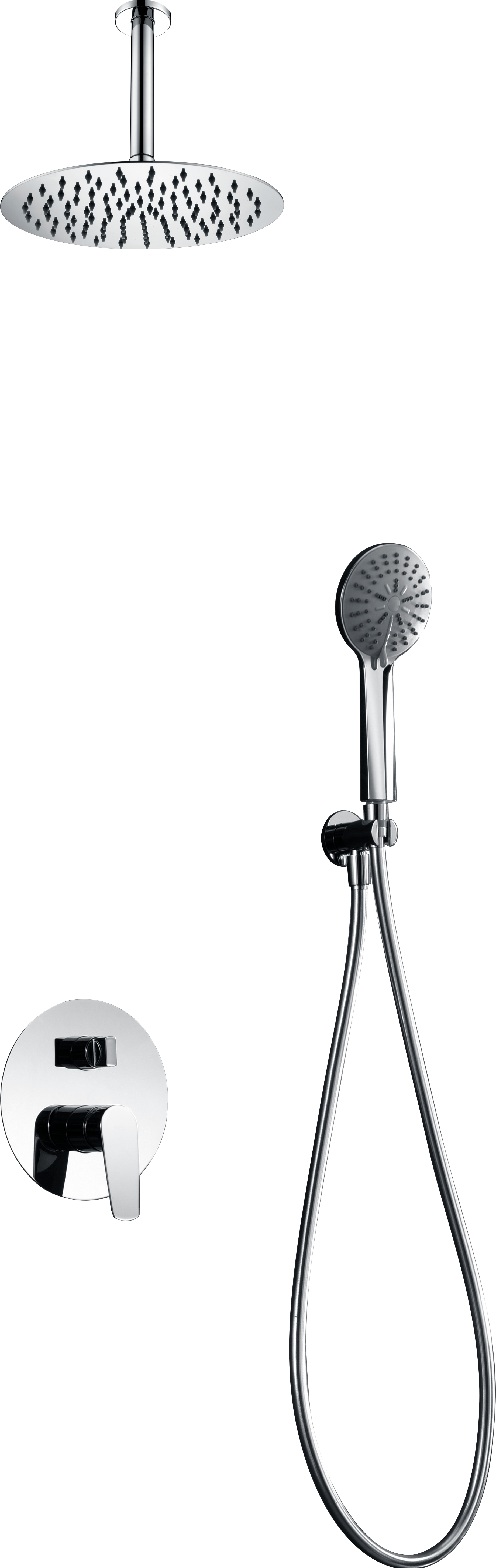 ENSEMBLE DE DOUCHE ENCASTRE CHROME GPBR046