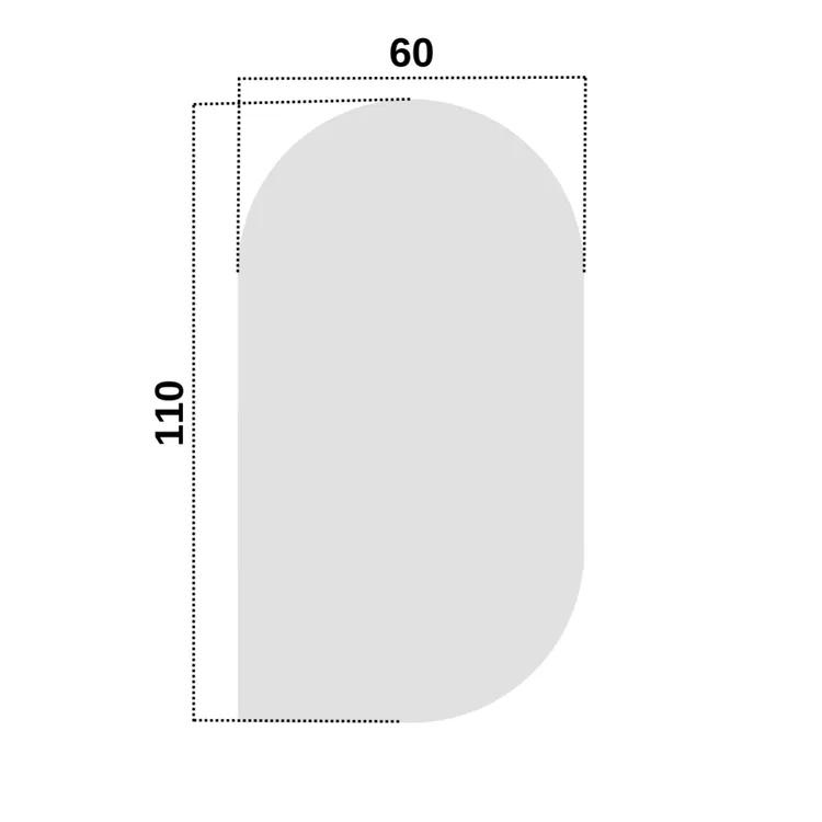 MIROIR GALES 60X110