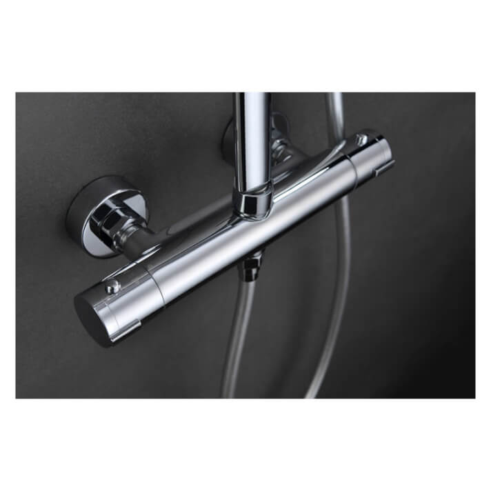 ENSEMBLE DE DOUCHE THERMOSTATIQUE CHROME BTP012