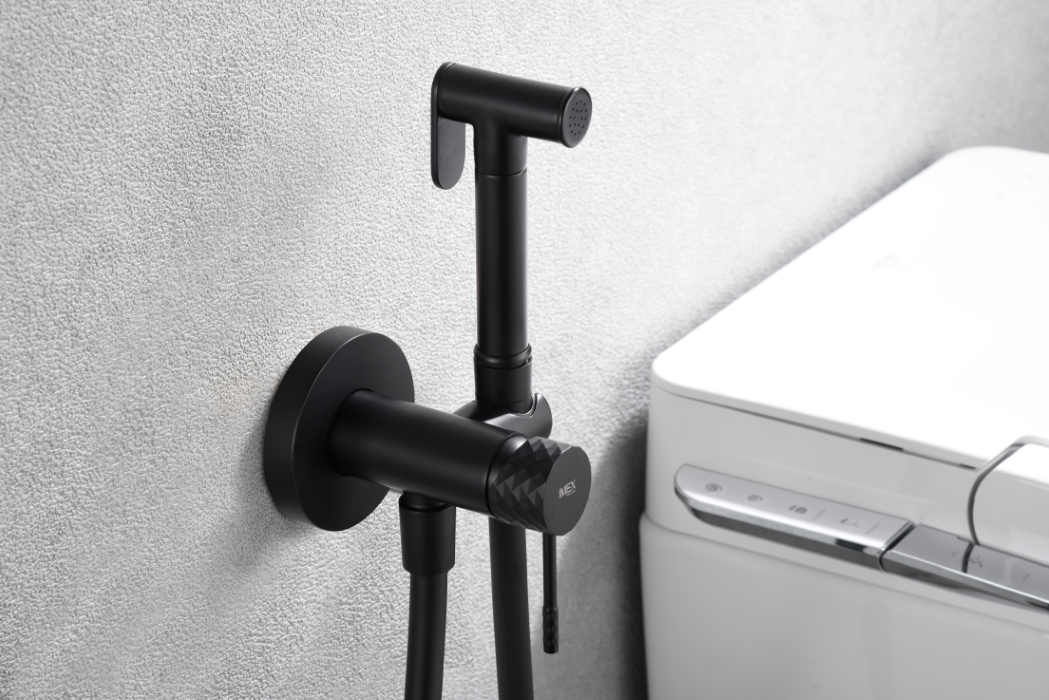 MITIGEUR ENCASTRE POUR BIDET NOIR MAT RDG053/NG