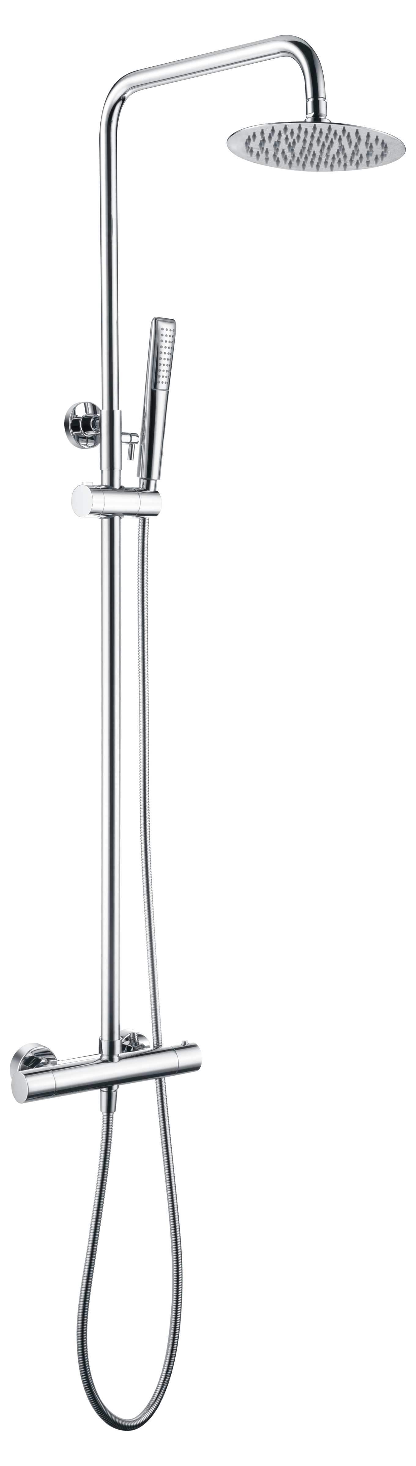 ENSEMBLE DE DOUCHE THERMOSTATIQUE CHROME BTN047