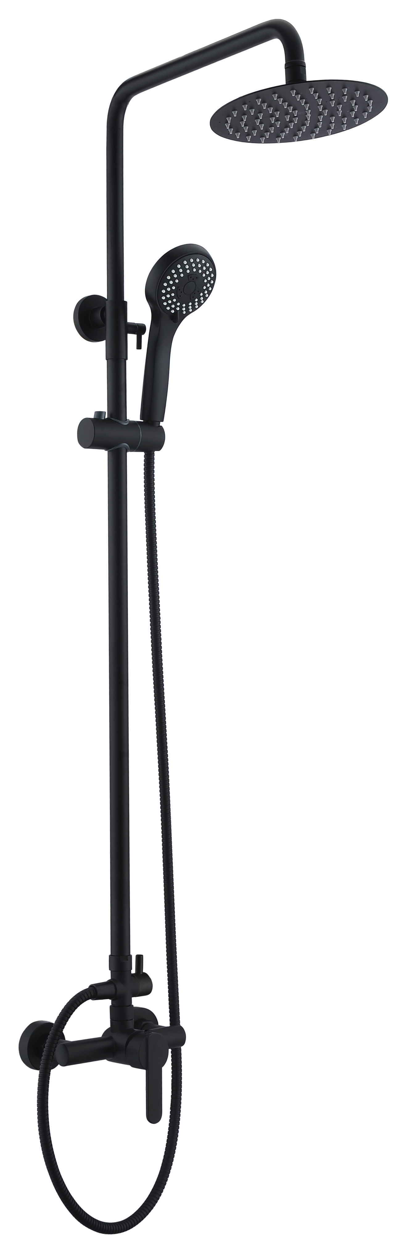 ENSEMBLE DE DOUCHE NOIR MAT BDR001/NG