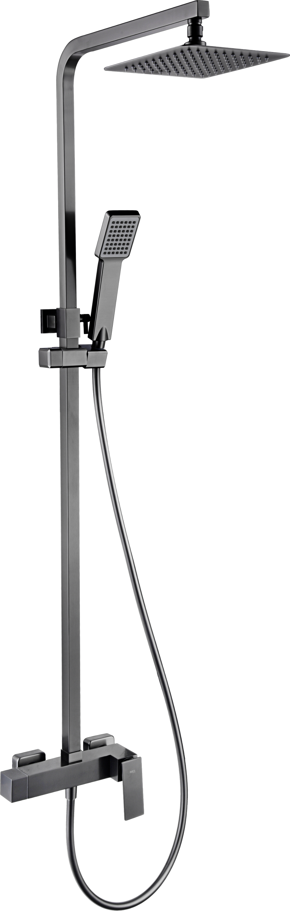 ENSEMBLE DE DOUCHE BLACK GUN METAL BDP048/BGM