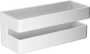 PANIER DE DOUCHE PVC BLANC MAT