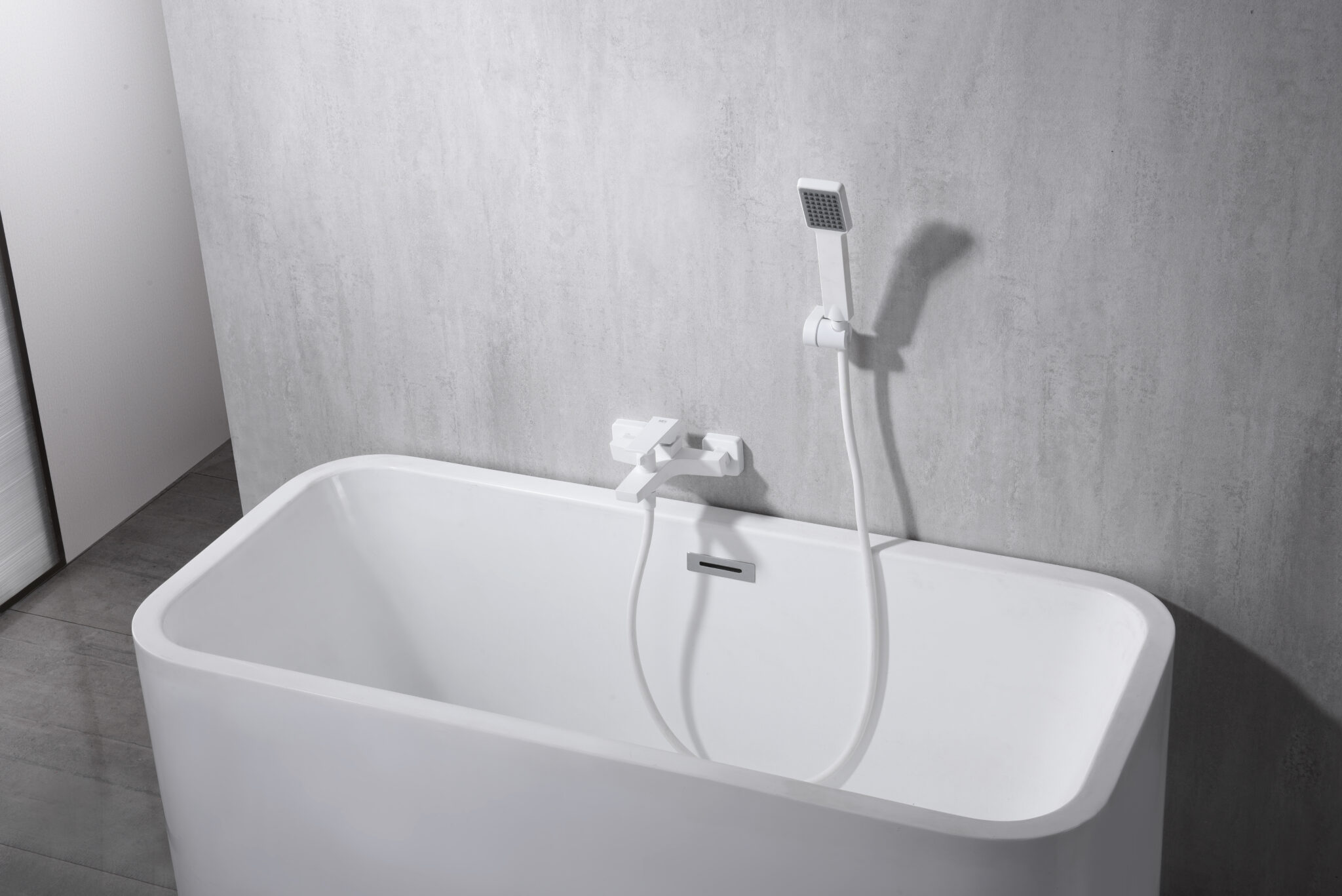 MITIGEUR BAIN/DOUCHE MONOCOMMANDE BLANC MAT BDAR025-4BL