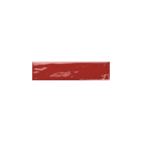 GEOMETRY BRICK RED GLOSS 6X25