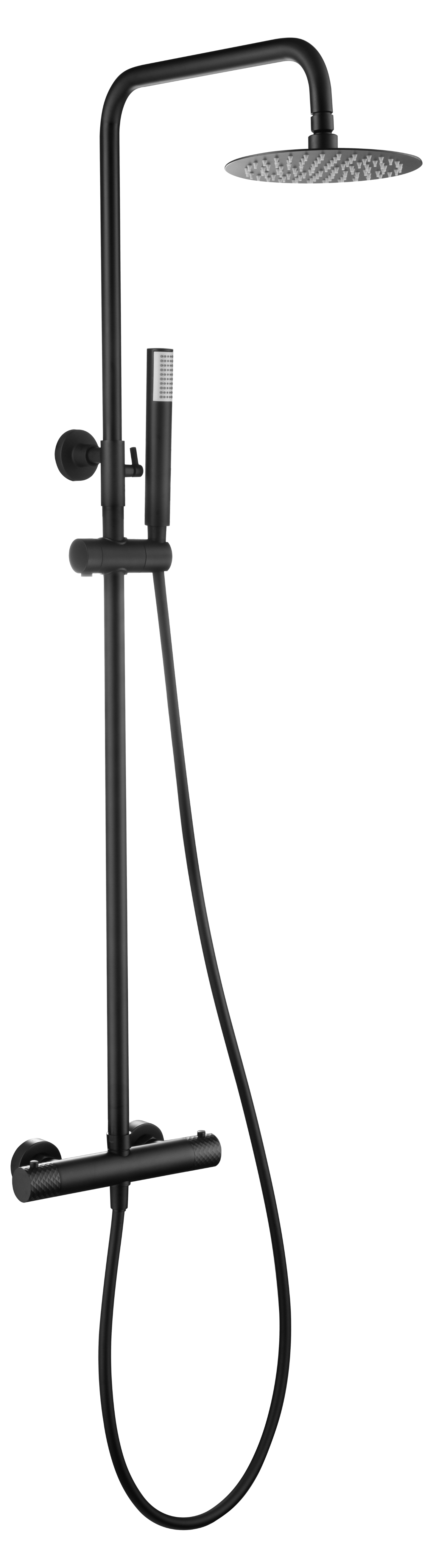 ENSEMBLE DE DOUCHE THERMOSTATIQUE NOIR MAT BTG053/NG