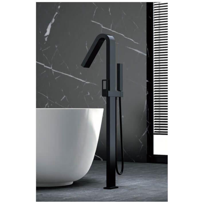 ROBINETTERIE DE BAIGNOIRE NOIR MAT BBEC32/NG