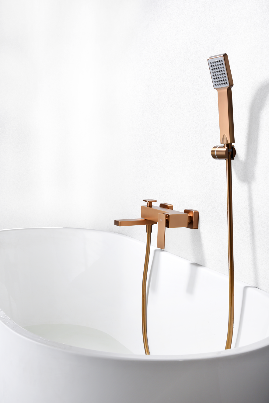 MITIGEUR BAIN/DOUCHE OR ROSE BROSSE BDP048-4ORC