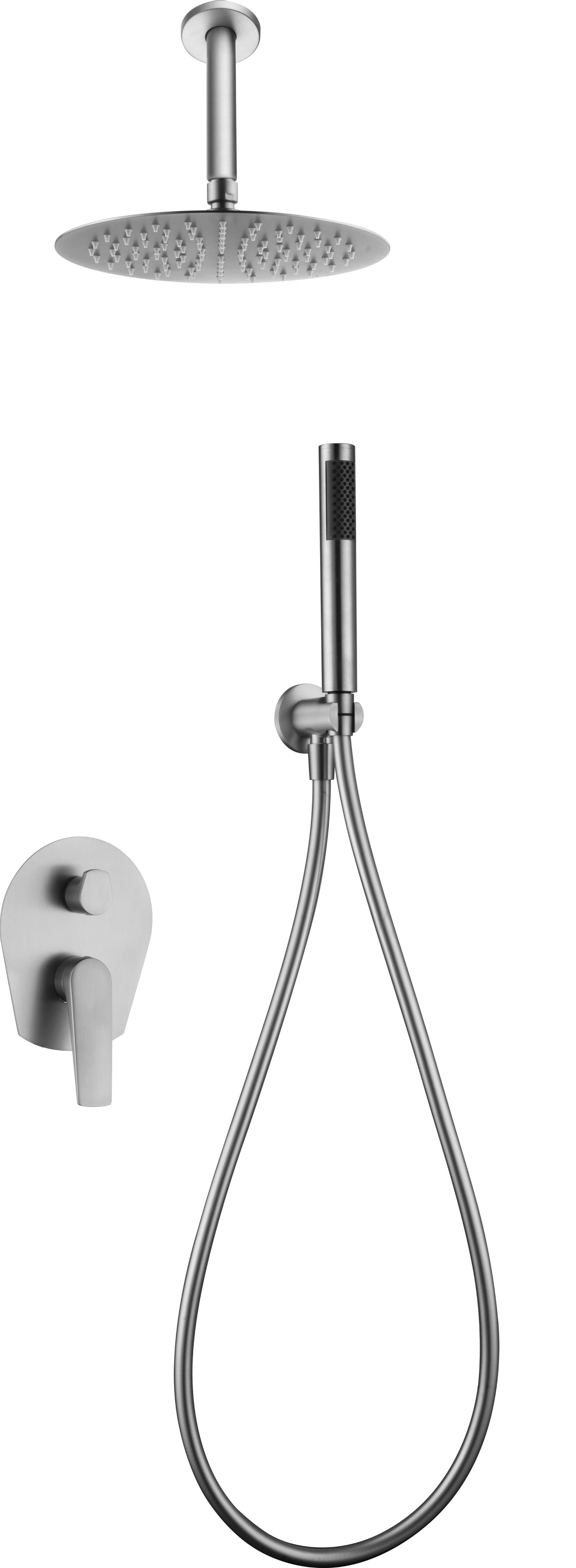 ENSEMBLE DE DOUCHE ENCASTRE INOX GPP057/AC