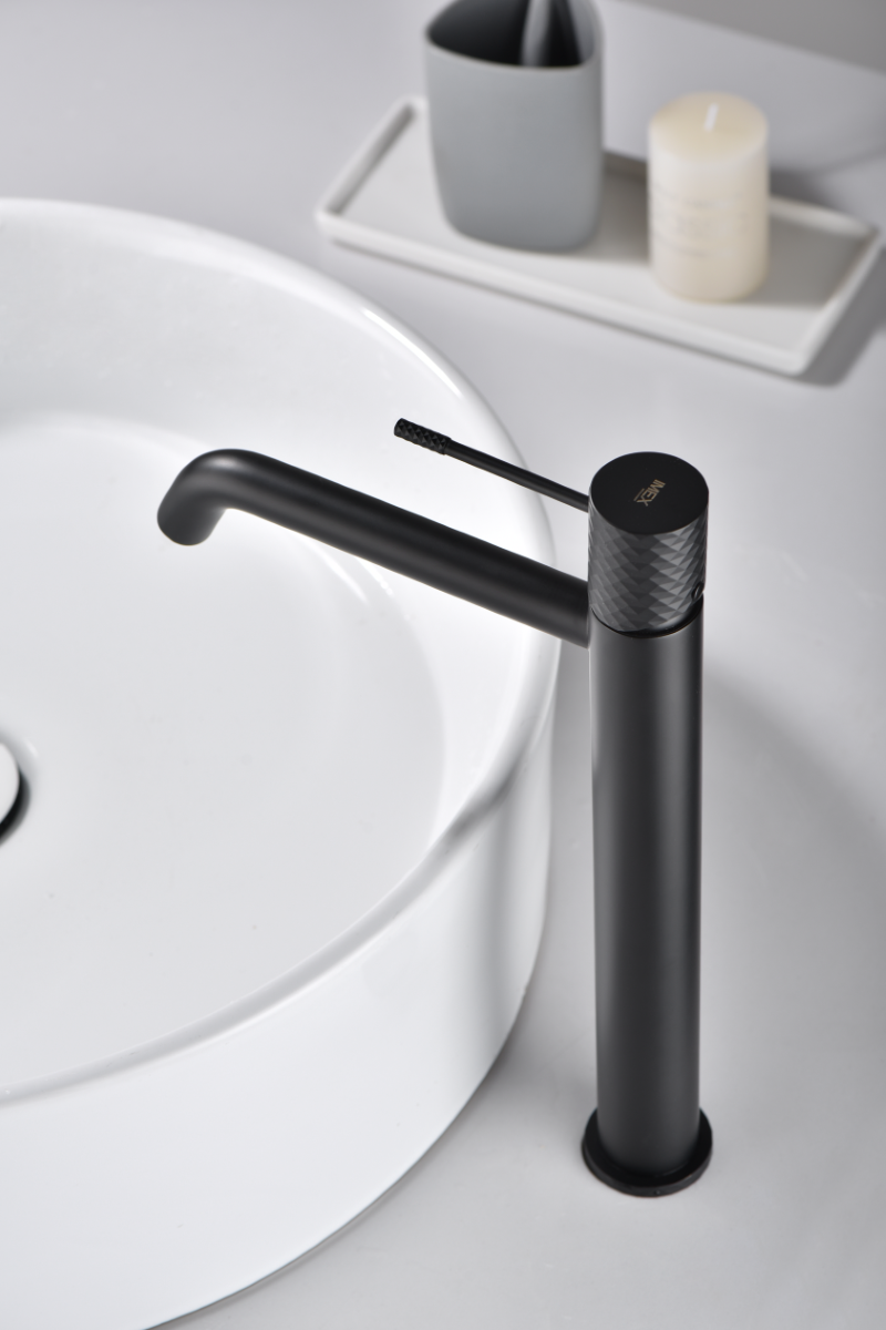 MITIGEUR MONOCOMMANDE BEC HAUT NOIR MAT BDG053-3NG