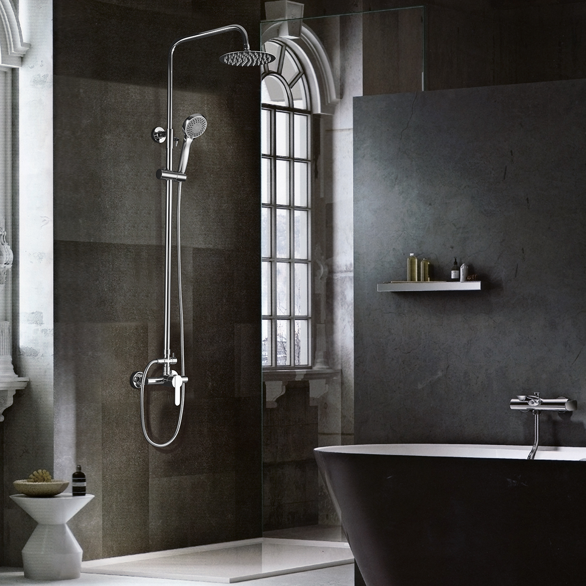 BARRE DE DOUCHE EN ACIER INOX BDR001