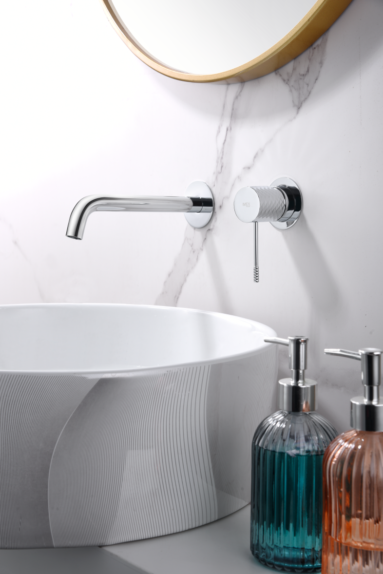 MITIGEUR ENCASTRE MONOCOMMANDE CHROME GLC053