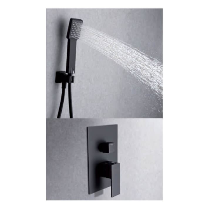 ENSEMBLE DE DOUCHE ENCASTRE AU PLAFOND CHROME GTS019/P