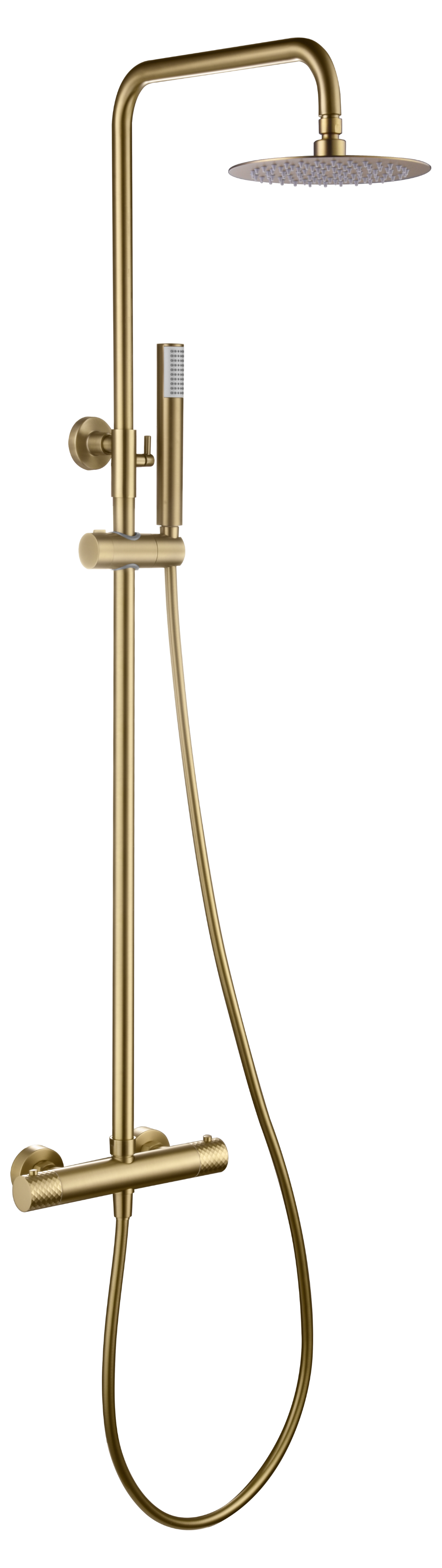 ENSEMBLE DE DOUCHE THERMOSTATIQUE OR BROSSE BTG053/OC