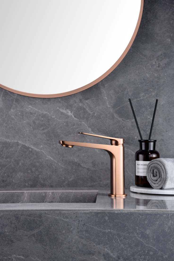 MITIGEUR MONOCOMMANDE OR ROSE BROSSE BDN047-1ORC