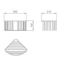 PORTE SAVON D'ANGLE CHROME ADR001