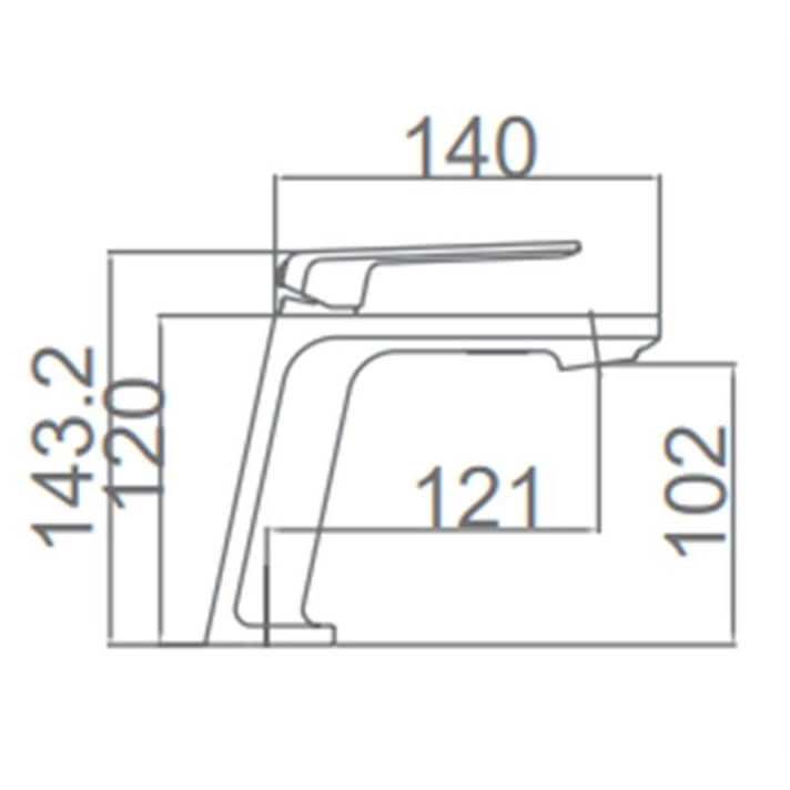 MITIGEUR MONOCOMMANDE CHROME BDF016-1