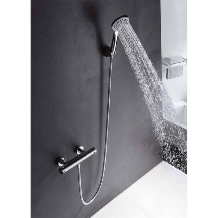ENSEMBLE DE DOUCHE THERMOSTATIQUE CHROME BTC018-5