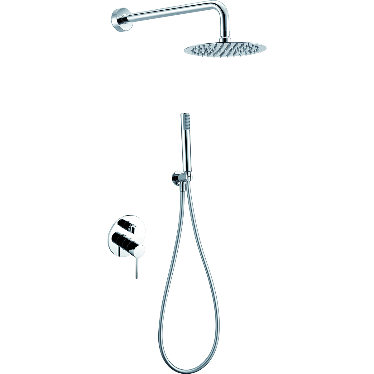 ENSEMBLE DE DOUCHE ENCASTRE CHROME GPMS045